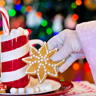 Christmas hot chocolate wallpaper