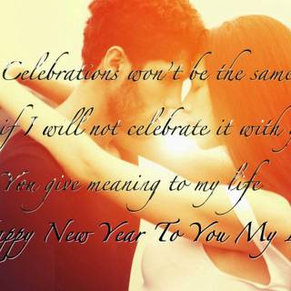 Happy New Year my love wallpaper