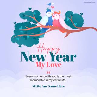 Happy New Year my love wallpaper