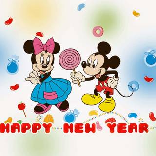 Disney Happy New Year wallpaper