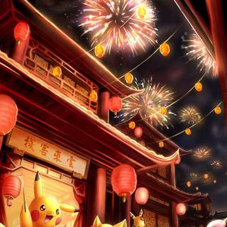 Pokémon New Year wallpaper