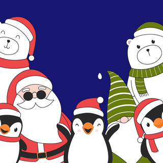 Christmas vector wallpaper