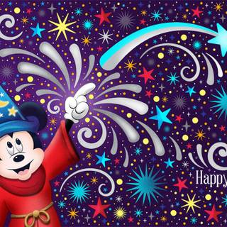 Disney Happy New Year wallpaper