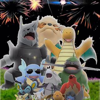 Pokémon New Year wallpaper