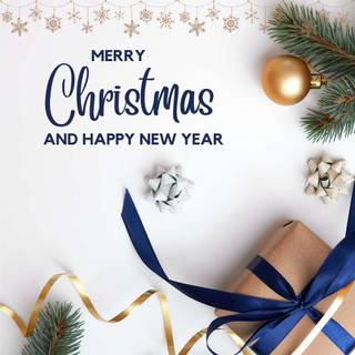 Merry Christmas and Happy New Year 2024 wallpaper