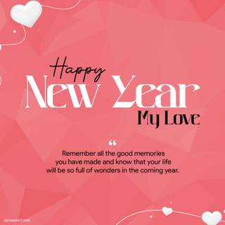 Happy New Year my love wallpaper