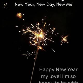 Happy New Year my love wallpaper