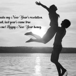 Happy New Year my love wallpaper
