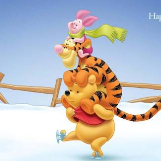 Happy New Year Disney wallpaper