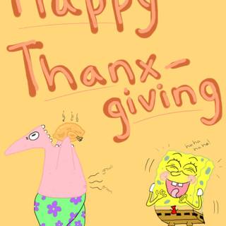Spongebob Thanksgiving wallpaper