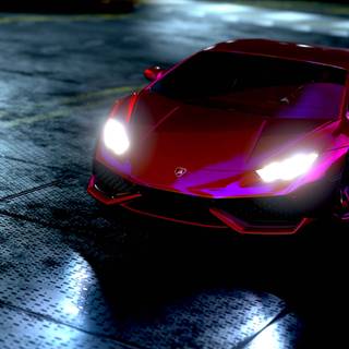 Light up Lambo wallpaper