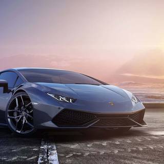 Light up Lambo wallpaper