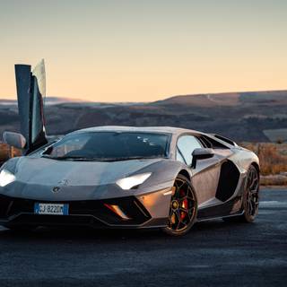 Light up Lambo wallpaper