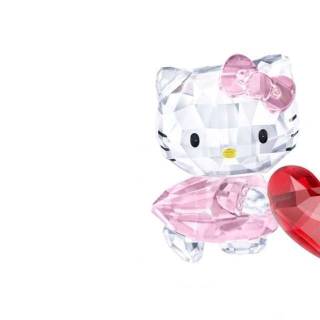 Hello Kitty matching wallpaper