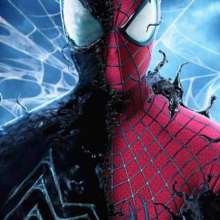 Symbiote suit wallpaper