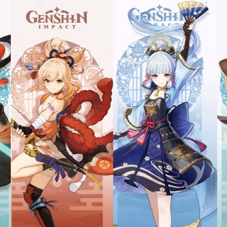 Genshin girls wallpaper
