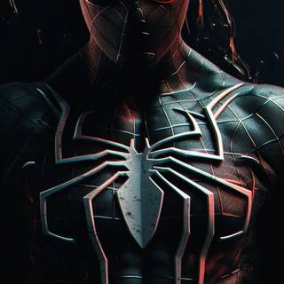 Symbiote suit wallpaper