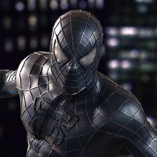 Symbiote suit wallpaper