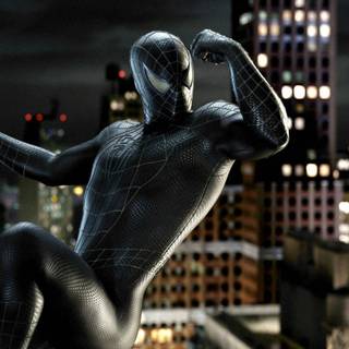 Symbiote suit wallpaper