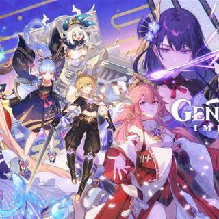 Genshin girls wallpaper