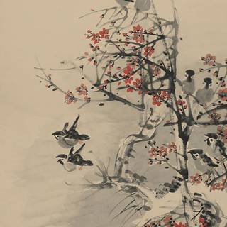 Asian art iPhone wallpaper