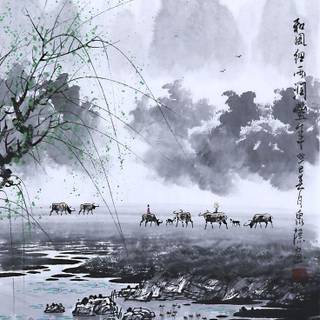 Asian art iPhone wallpaper
