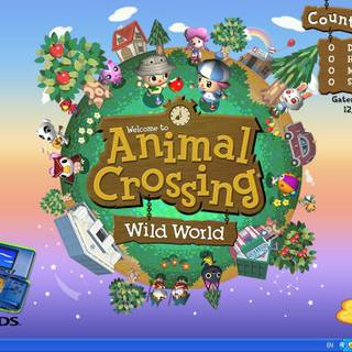 Animal Crossing computer wallpaper
