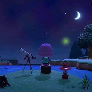 Animal Crossing computer wallpaper