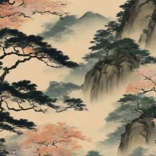 Asian art iPhone wallpaper