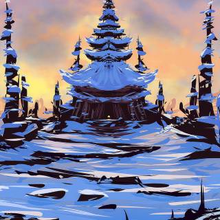 Asian art iPhone wallpaper