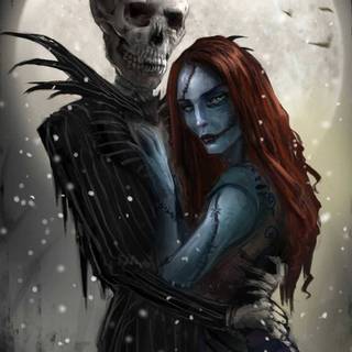 Spooky Christmas wallpaper