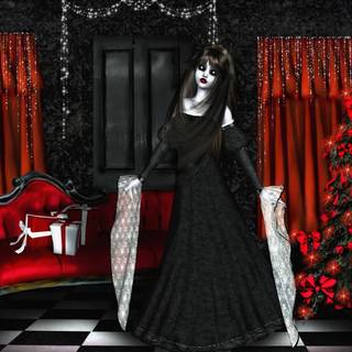 HD scary Christmas desktop wallpaper