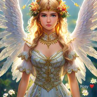 Angel drawing wallpaper