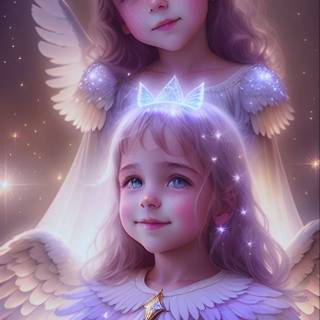 Angel drawing wallpaper