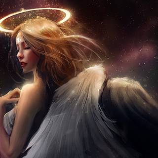 Angel drawing wallpaper