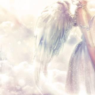 Angel drawing wallpaper