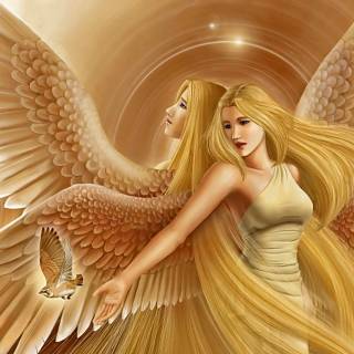 Angel drawing wallpaper