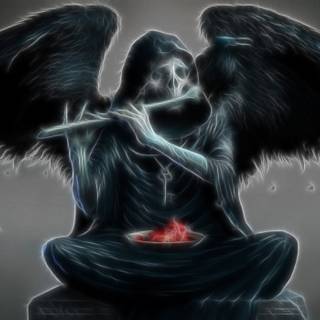 Angel drawing wallpaper