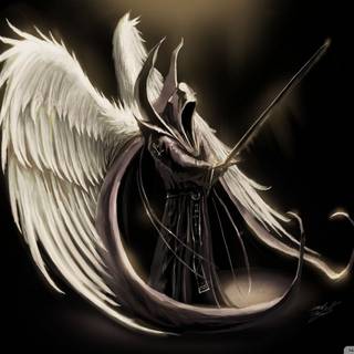 Angel drawing wallpaper