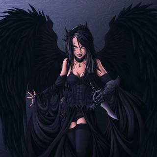 Angel drawing wallpaper