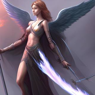 Angel drawing wallpaper