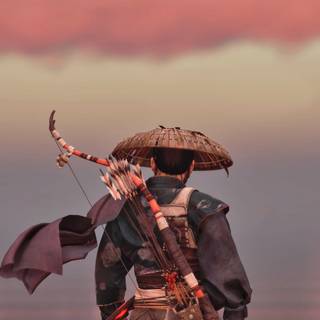 Jin Sakai iPhone wallpaper