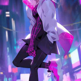 Spider Gwen phone wallpaper