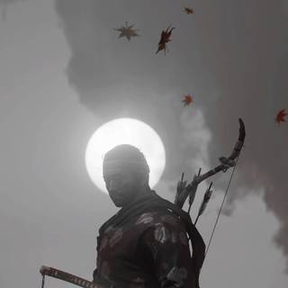 Jin Sakai iPhone wallpaper