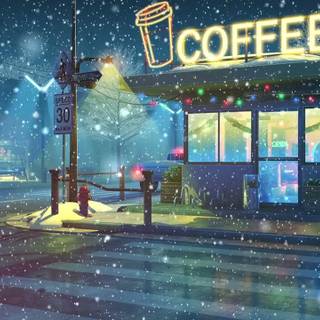 Christmas lofi desktop wallpaper