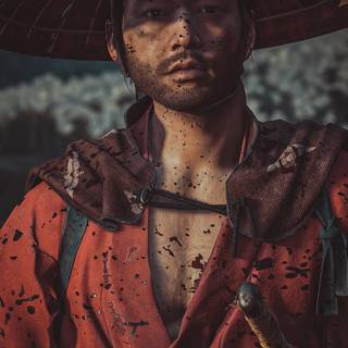 Jin Sakai iPhone wallpaper