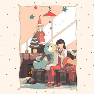 Christmas lofi desktop wallpaper