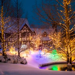 Christmas winter 4k wallpaper