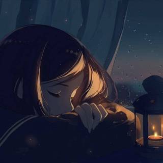 Anime kid sleeping wallpaper