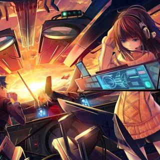 Anime gaming 1920x1080 wallpaper